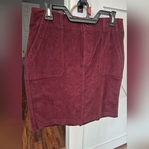 32 Degrees Rich Burgundy Mini Skirt